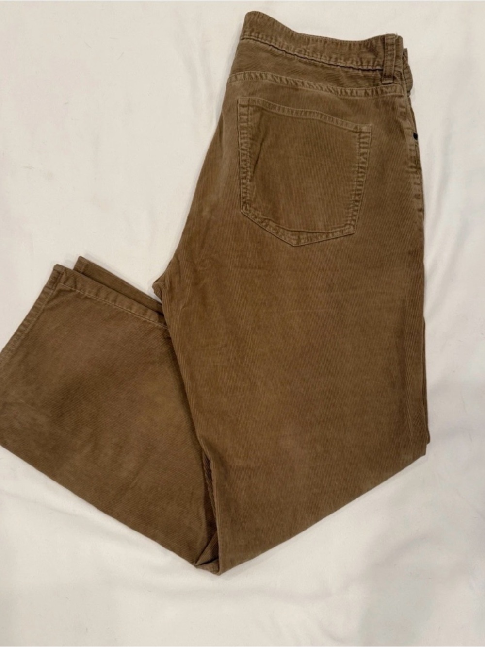 Vtg J. Crew Men’s Tan 34 x 30 Corduroy  Straight Vintage Cord